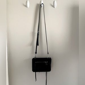 Black Leather Rebecca Minkoff Crossbody Purse